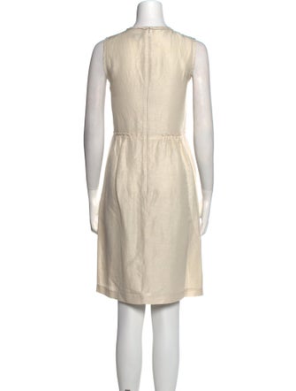 Burberry Linen Knee-Length Dress