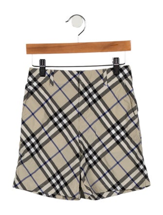 Burberry Boys' Check Print Shorts