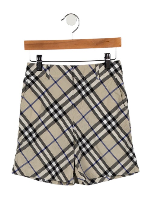 Burberry Boys' Check Print Shorts