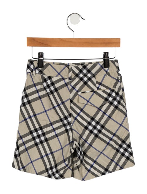 Burberry Boys' Check Print Shorts