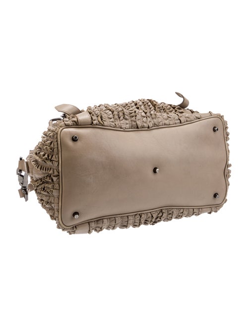 Burberry Leather Top Handle Bag