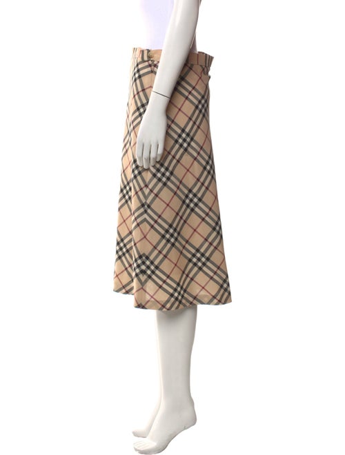 Burberry London Wool Knee-Length Skirt