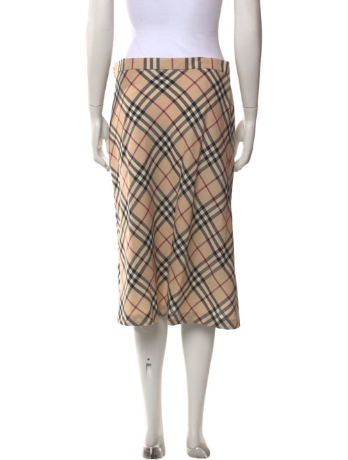 Burberry London Wool Knee-Length Skirt