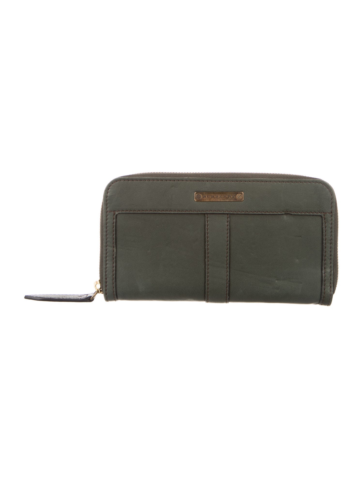 Burberry Leather Continental Wallet