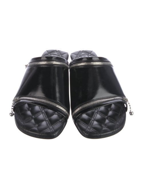 Burberry Patent Leather Slides