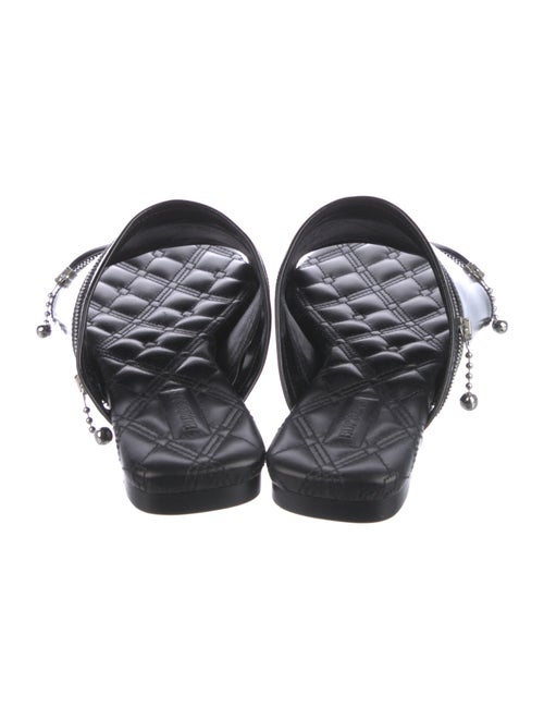 Burberry Patent Leather Slides