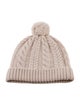 Burberry Toddler Girls' Solid Knit Pom Beanie
