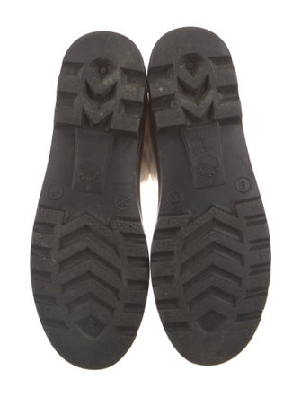 Burberry Rubber Plaid Print Rain Boots