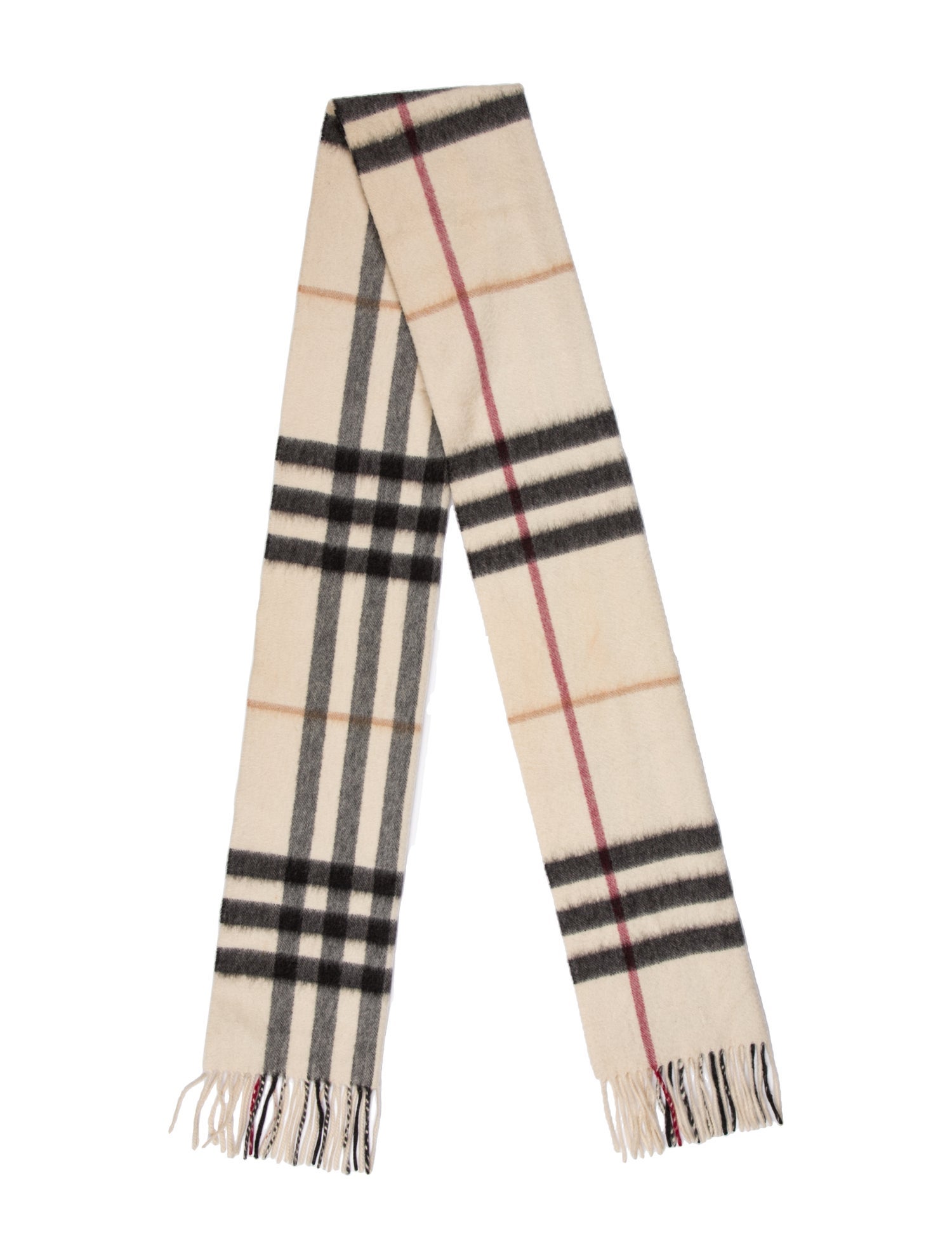 Burberry Cashmere Striped Scarf
