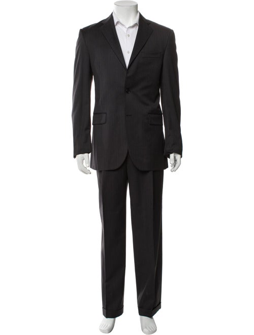 Burberry Wool Striped Two-Piece Suit