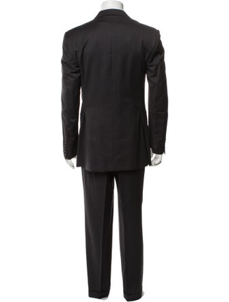 Burberry Wool Striped Two-Piece Suit