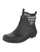 Burberry House Check Pattern Rubber Rain Boots