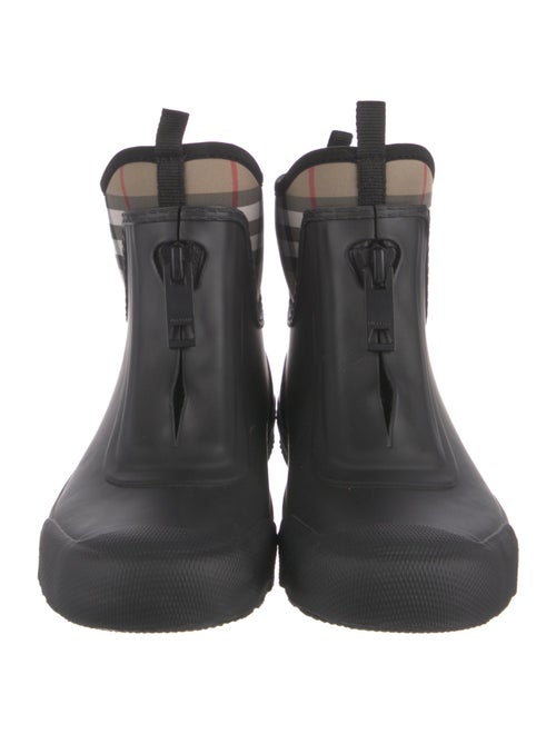 Burberry House Check Pattern Rubber Rain Boots