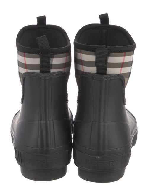 Burberry House Check Pattern Rubber Rain Boots