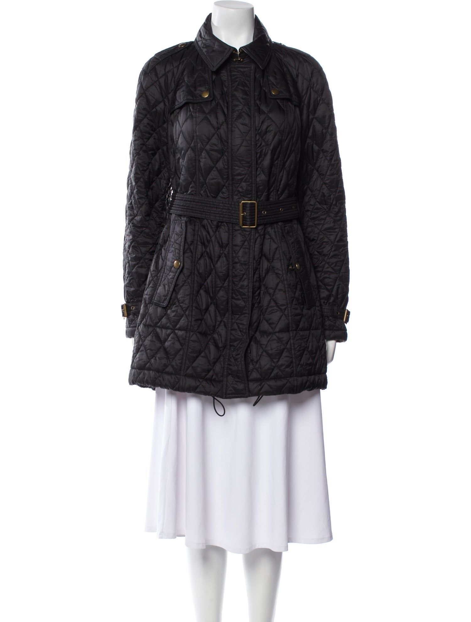 Burberry Nylon Printed Coat