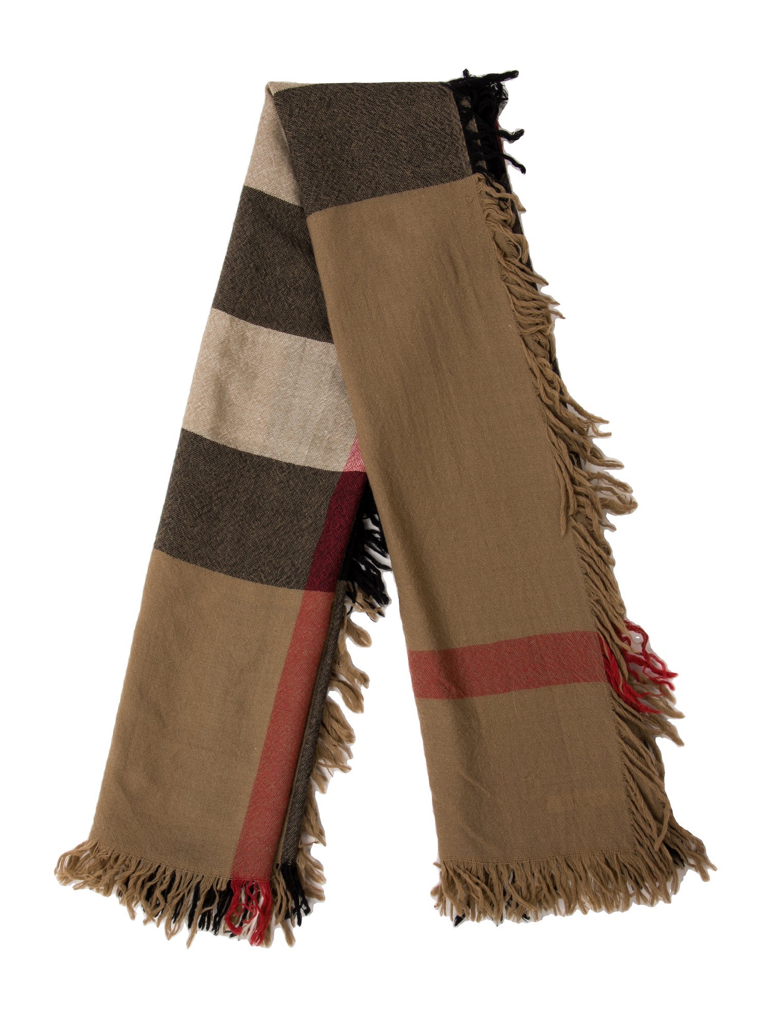 Burberry Cashmere Striped Scarf