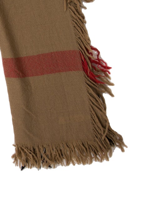 Burberry Cashmere Striped Scarf