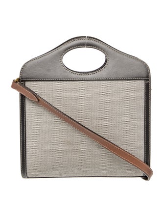 Burberry Canvas Canvas Two-Tone Pocket
