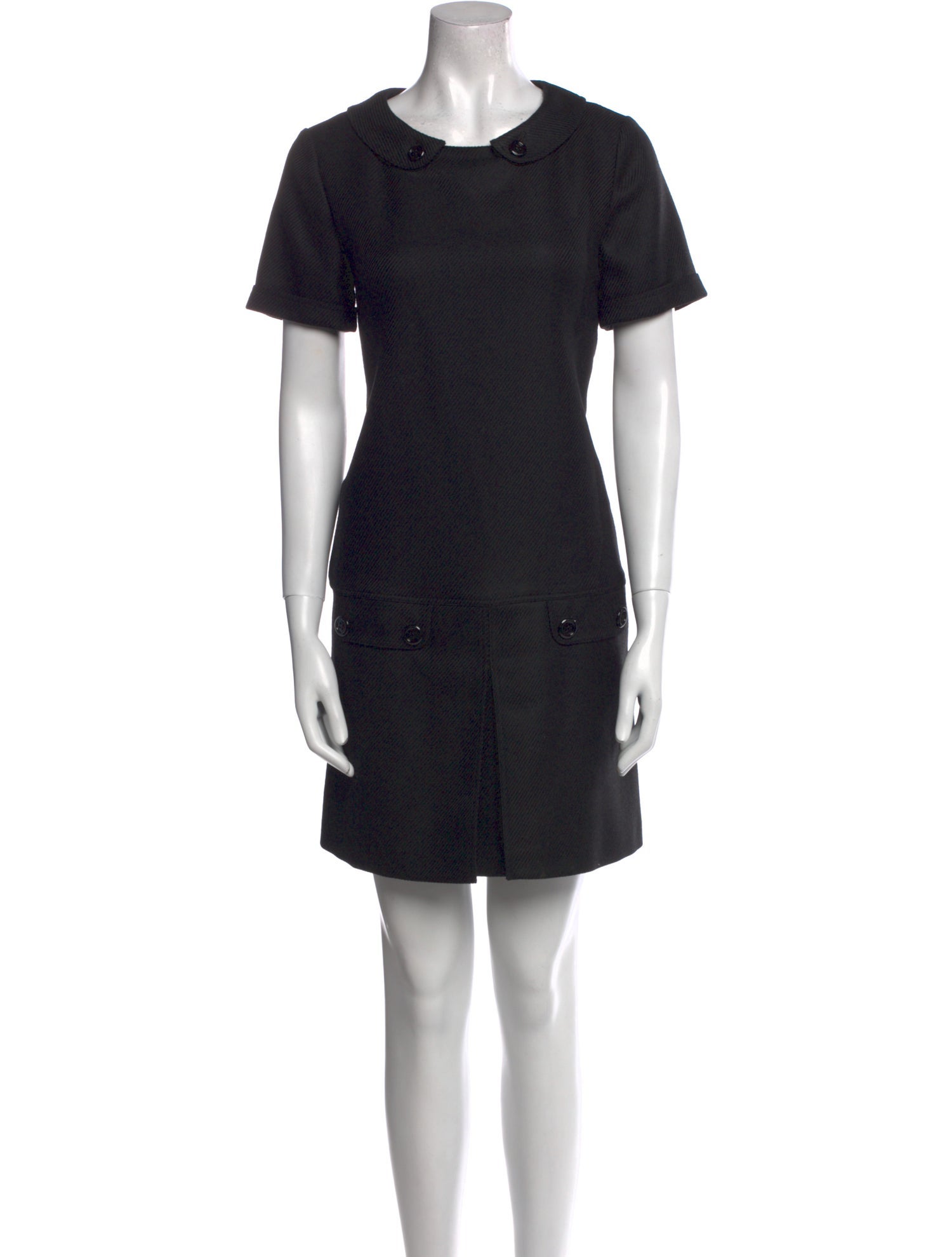 Burberry Virgin Wool Mini Dress