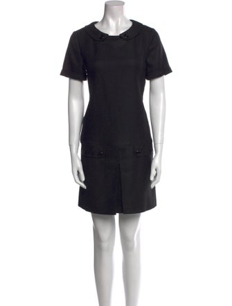 Burberry Virgin Wool Mini Dress