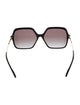 Burberry House Check Pattern Square Sunglasses