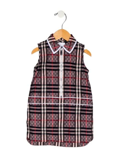 Burberry Cotton Pattern Print Dress