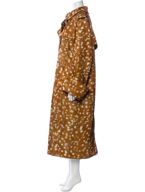 Burberry Nylon Animal Print Coat