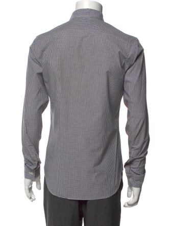 Burberry Brit Nova Check Pattern Long Sleeve Dress Shirt