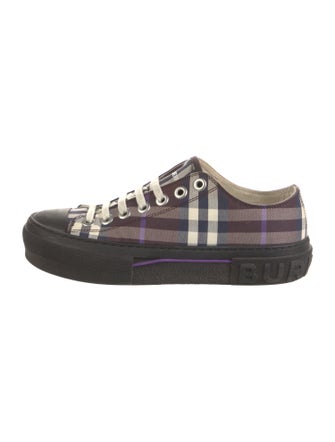 Burberry Canvas Printed Sneakers
