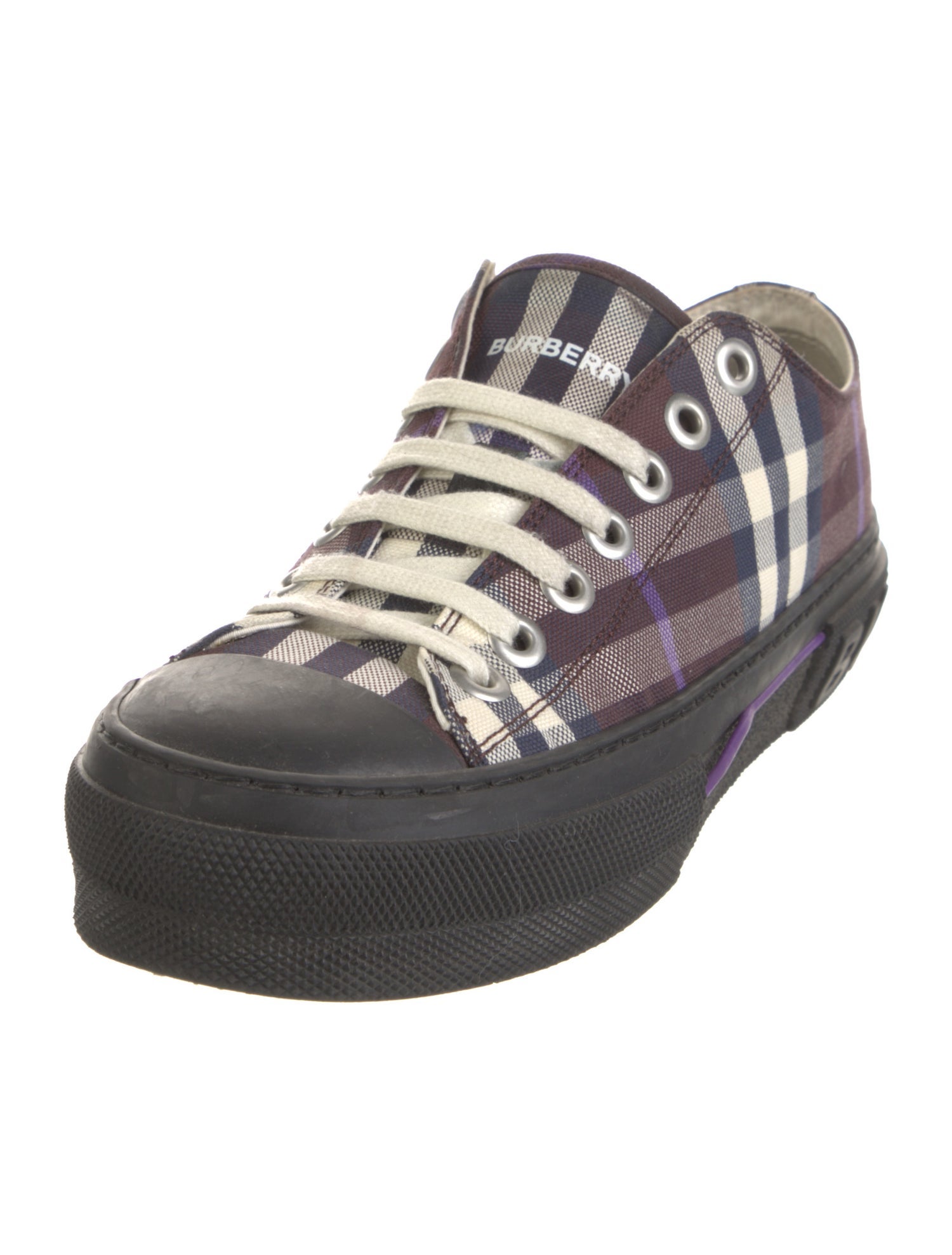 Burberry Canvas Printed Sneakers