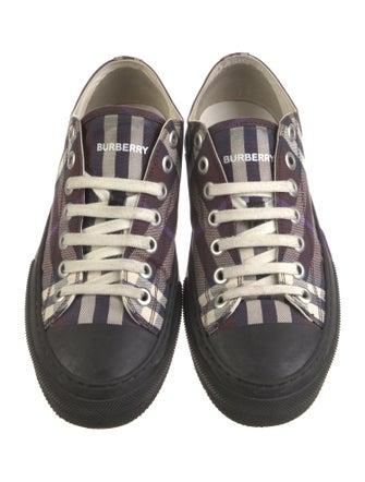 Burberry Canvas Printed Sneakers