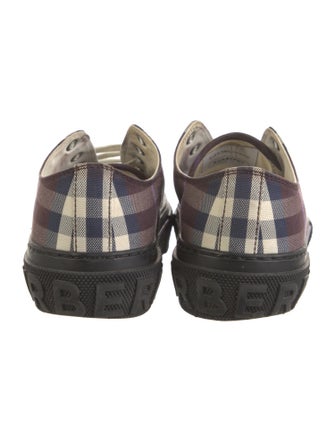 Burberry Canvas Printed Sneakers