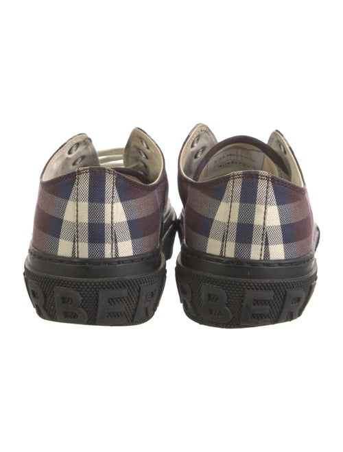 Burberry Canvas Printed Sneakers