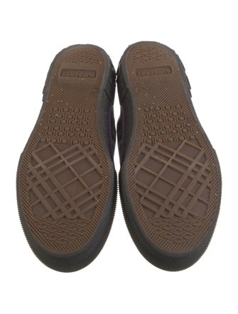 Burberry Canvas Printed Sneakers