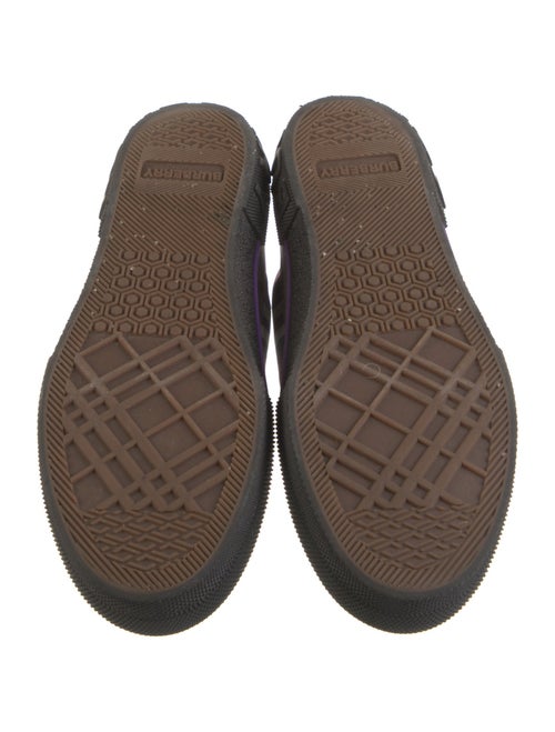 Burberry Canvas Printed Sneakers