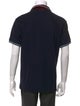 Burberry TB Monogram V-Neck Polo Shirt