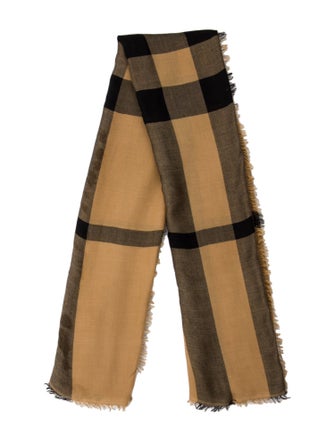 Burberry Silk Mega Check Scarf