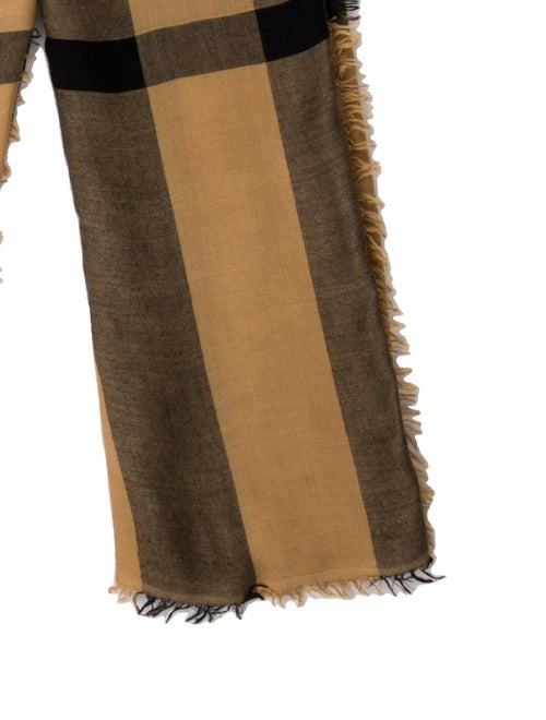 Burberry Silk Mega Check Scarf