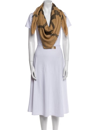 Burberry Silk Mega Check Scarf