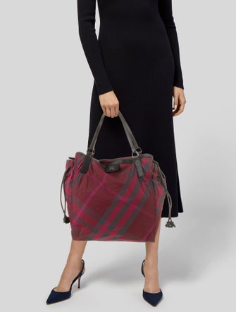 Burberry Nylon Bucket Bag