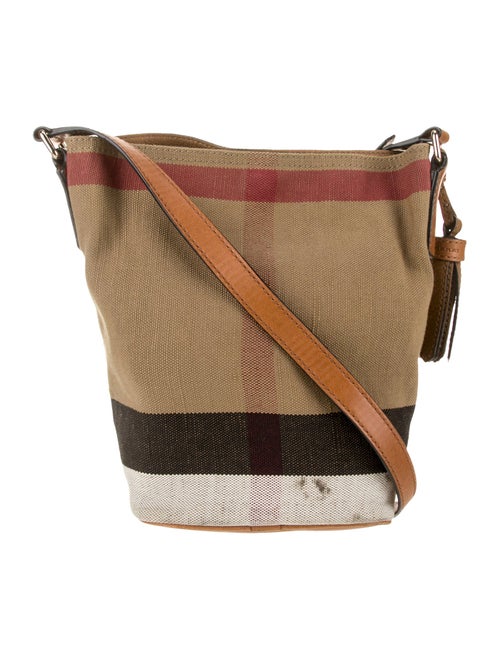 Burberry Exploded Check Bucket Bag