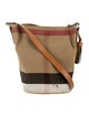 Burberry Exploded Check Bucket Bag