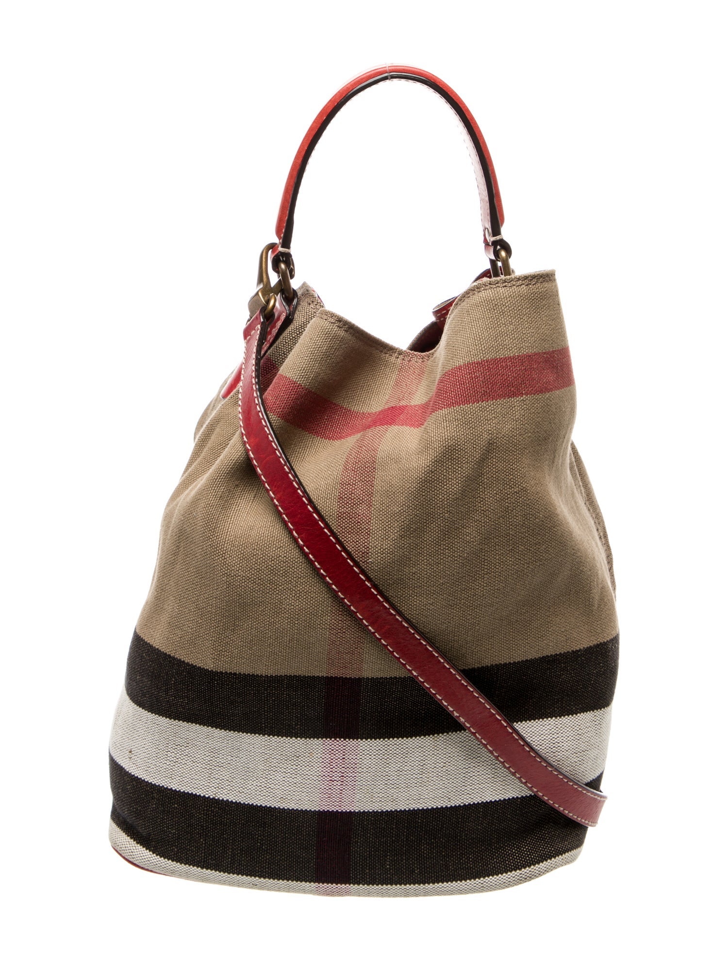 Burberry House Check Bucket Bag Vintage