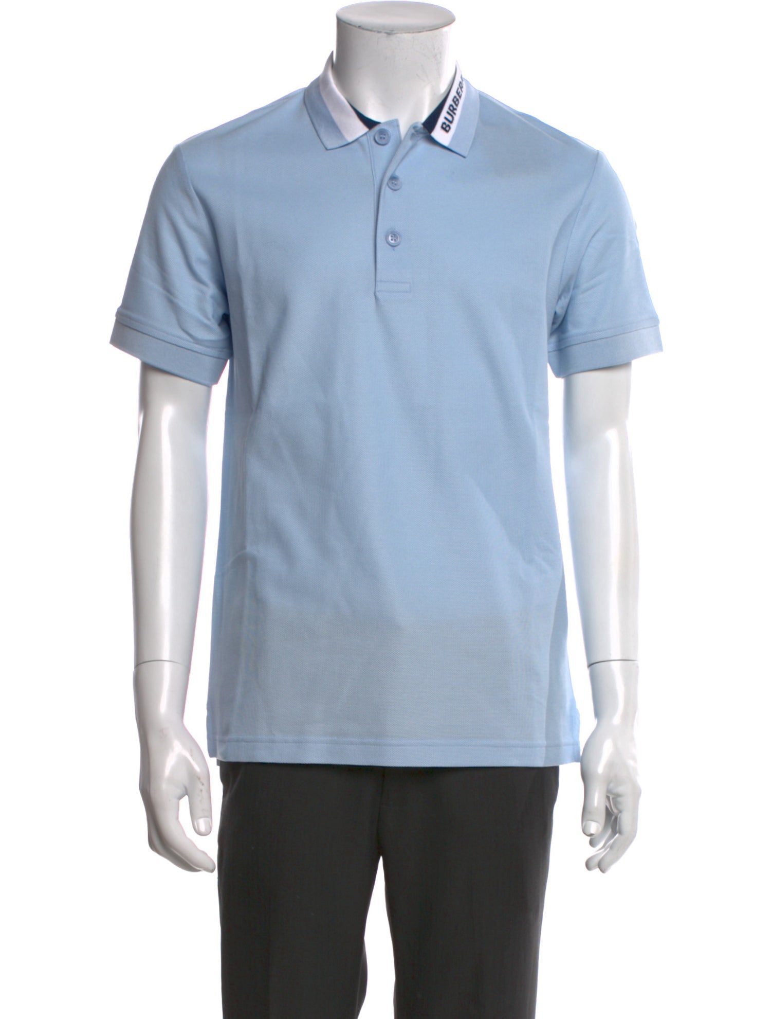 Burberry TB Monogram Crew Neck Polo Shirt w/ Tags