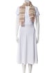 Burberry Cashmere House Check Pattern Scarf