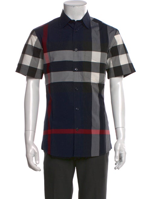 Burberry Abstract Check Short Sleeve Shirt