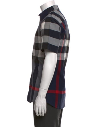 Burberry Abstract Check Short Sleeve Shirt