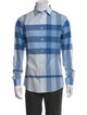 Burberry Exploded Check Pattern Long Sleeve Shirt