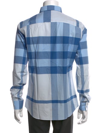 Burberry Exploded Check Pattern Long Sleeve Shirt