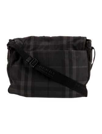 Burberry Smoked Check Messenger Bag